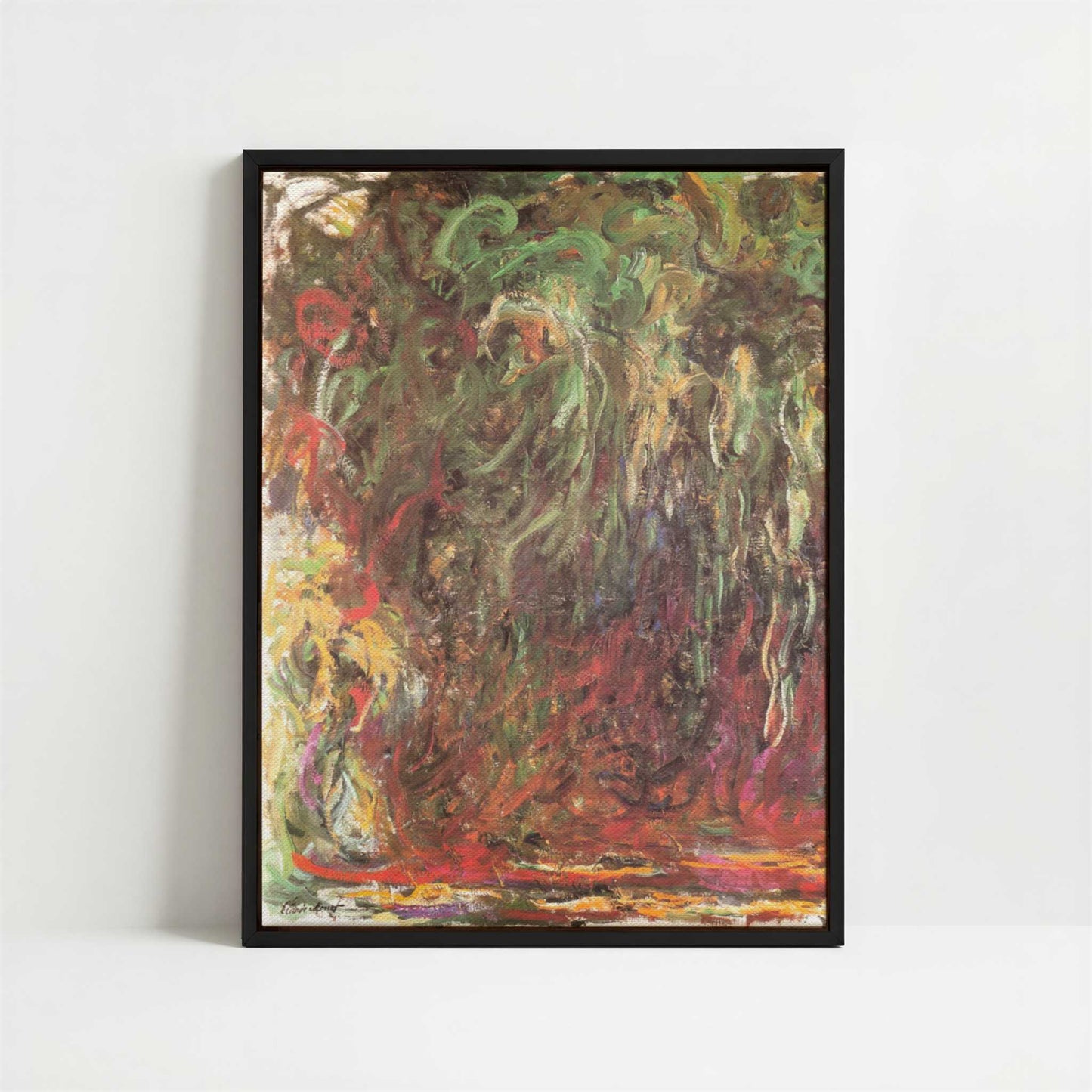Framed Canvas - Framed canvas in black frame