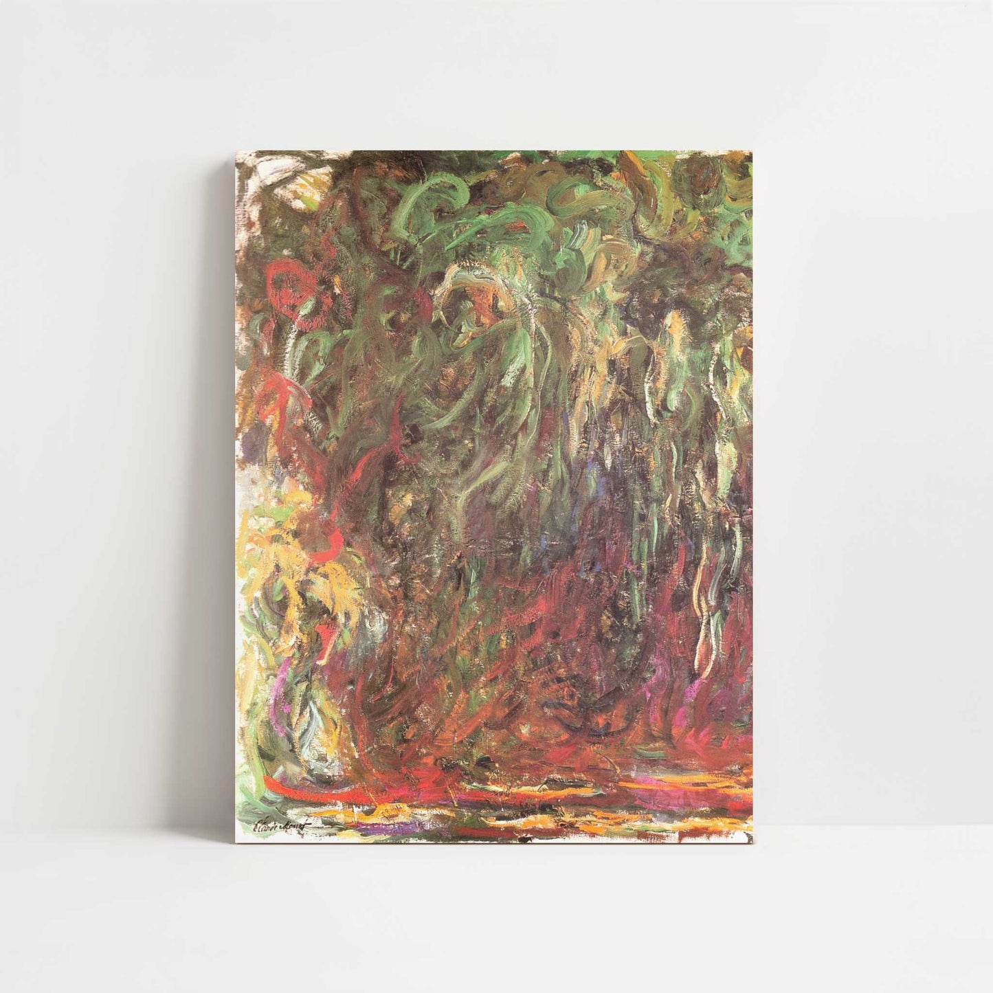 Weeping Willow (c.1920) by Claude Monet – Art Print - Unframed art print