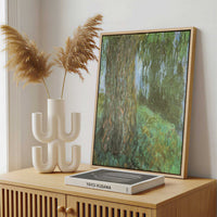 Framed Canvas - Framed canvas in a stylish interior setting
