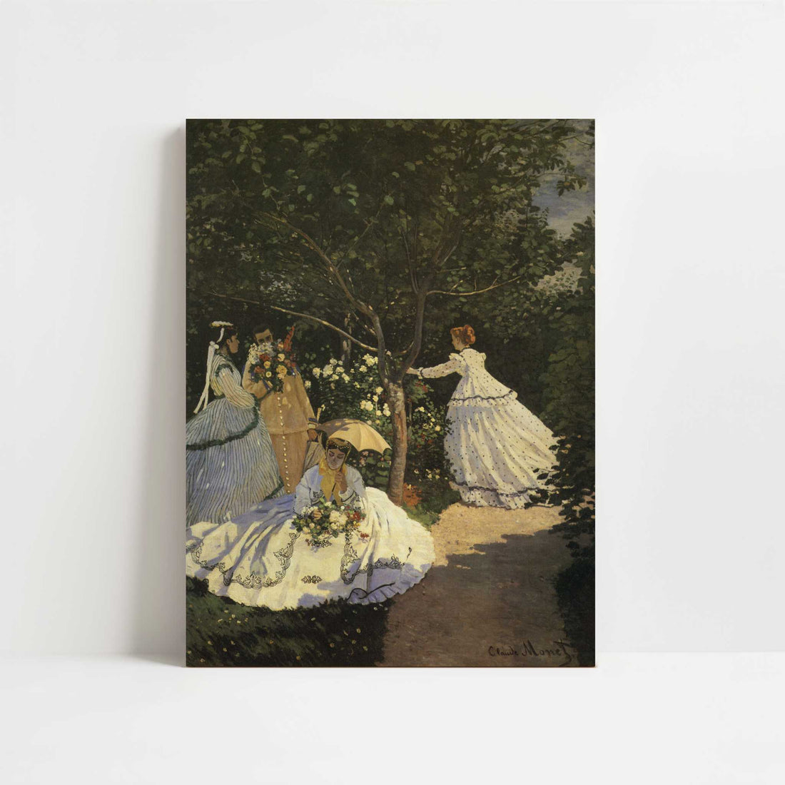 Women in the Garden (1866) by Claude Monet – Art Print - Unframed art print