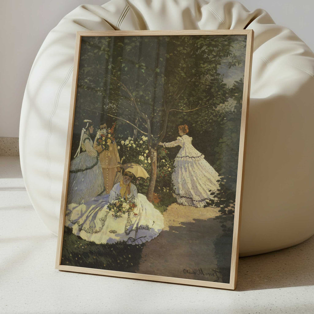 Women in the Garden (1866) by Claude Monet – Art Print - Interior inspiration
