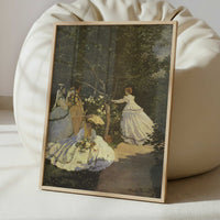 Women in the Garden (1866) by Claude Monet – Art Print - Interior inspiration