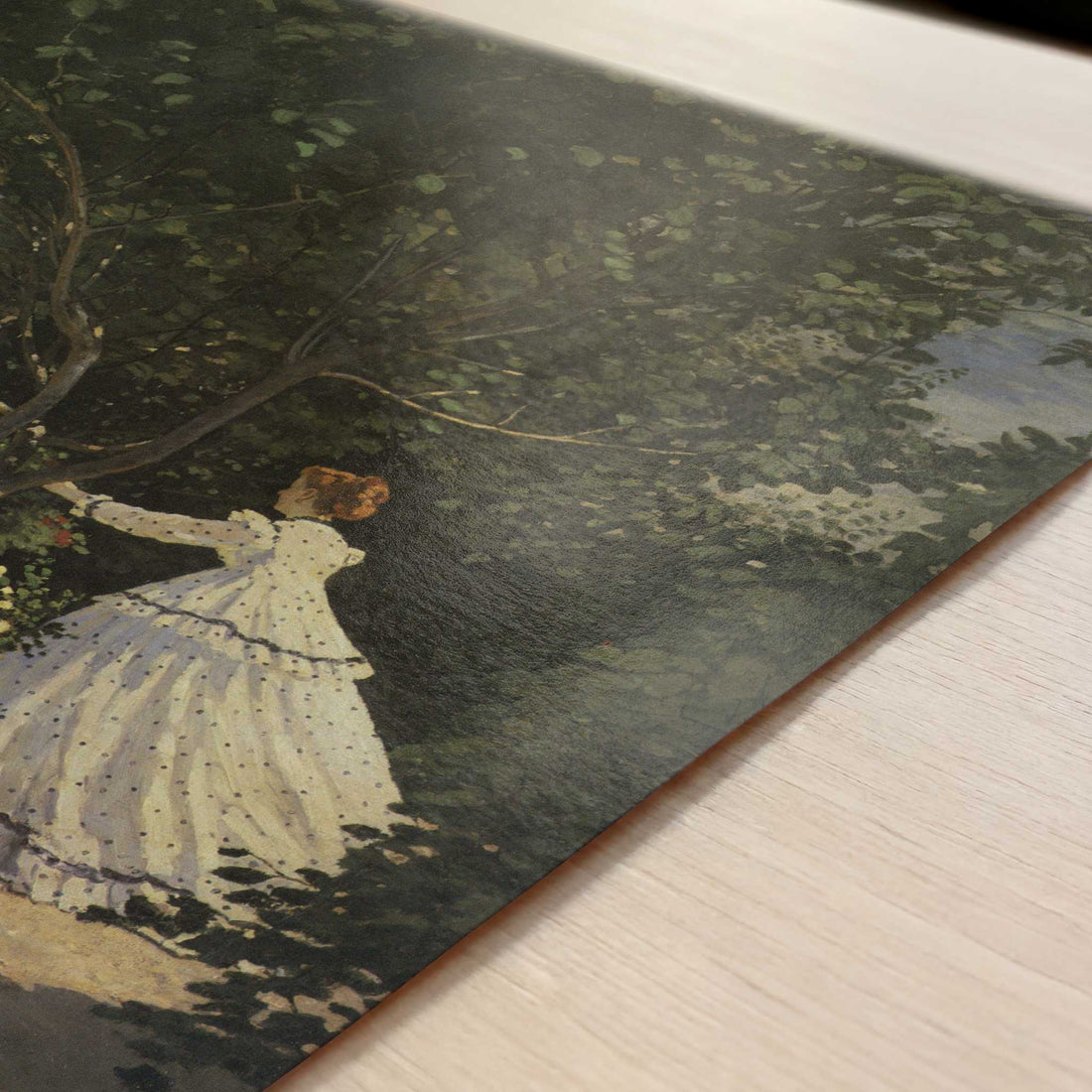 Women in the Garden (1866) by Claude Monet – Art Print - Close-up detail of the art print