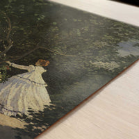 Women in the Garden (1866) by Claude Monet – Art Print - Close-up detail of the art print