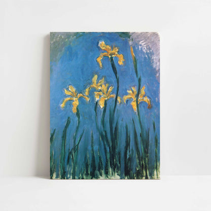 Yellow Irises (1924–25) by Claude Monet – Art Print - Unframed art print