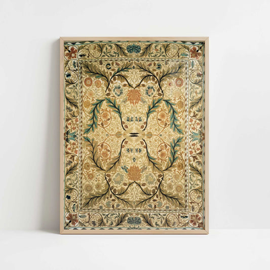 Acanthus (1880) by William Morris – Art Print - Art print in oak frame