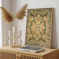 Framed Canvas - Framed canvas in a stylish interior setting