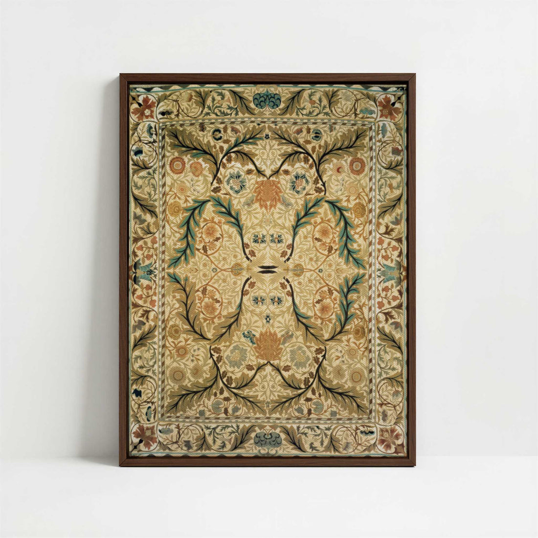 Framed Canvas - Framed canvas in dark wood color frame