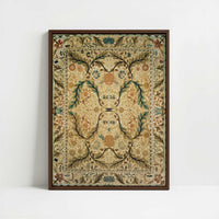 Framed Canvas - Framed canvas in dark wood color frame