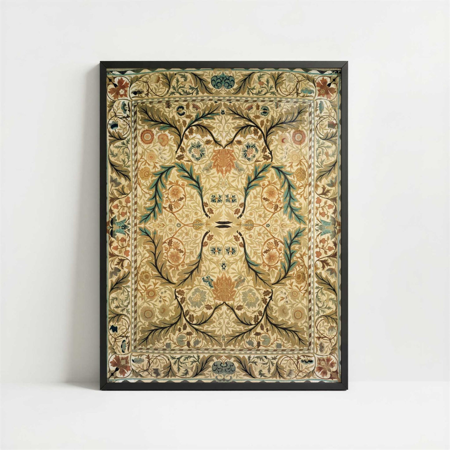 Acanthus (1880) by William Morris – Art Print - Art print in black frame