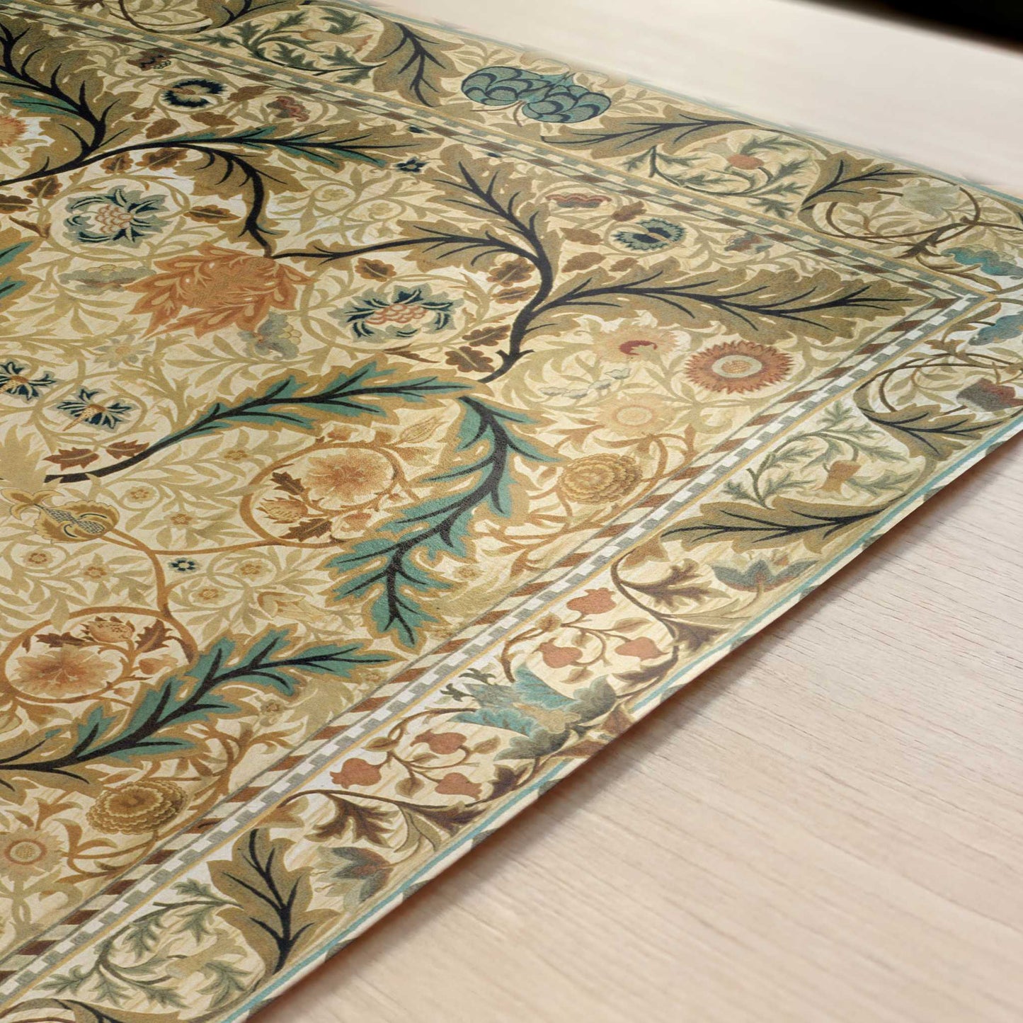 Acanthus (1880) by William Morris – Art Print - Close-up detail of the art print