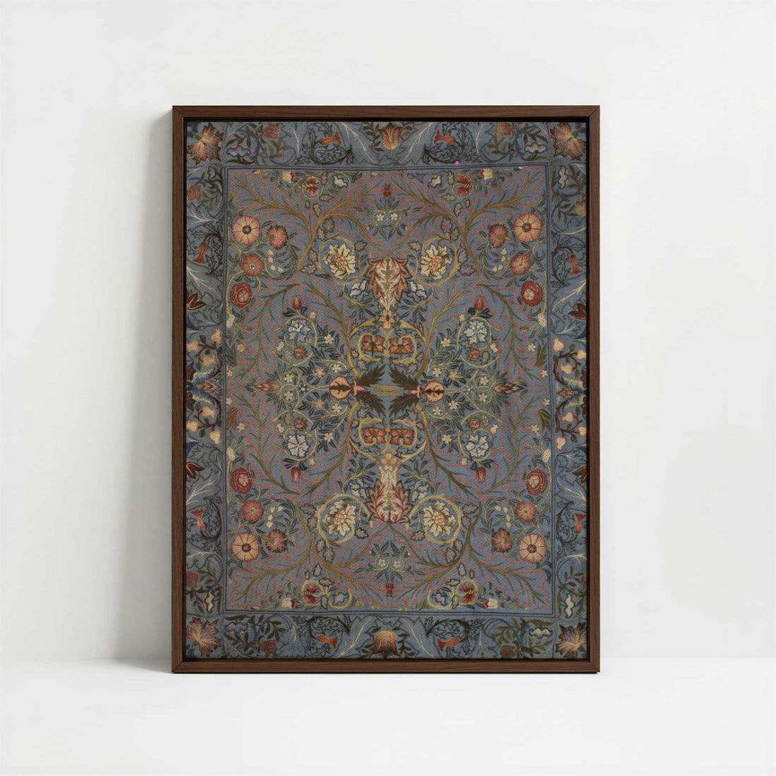 Framed Canvas - Framed canvas in dark wood color frame