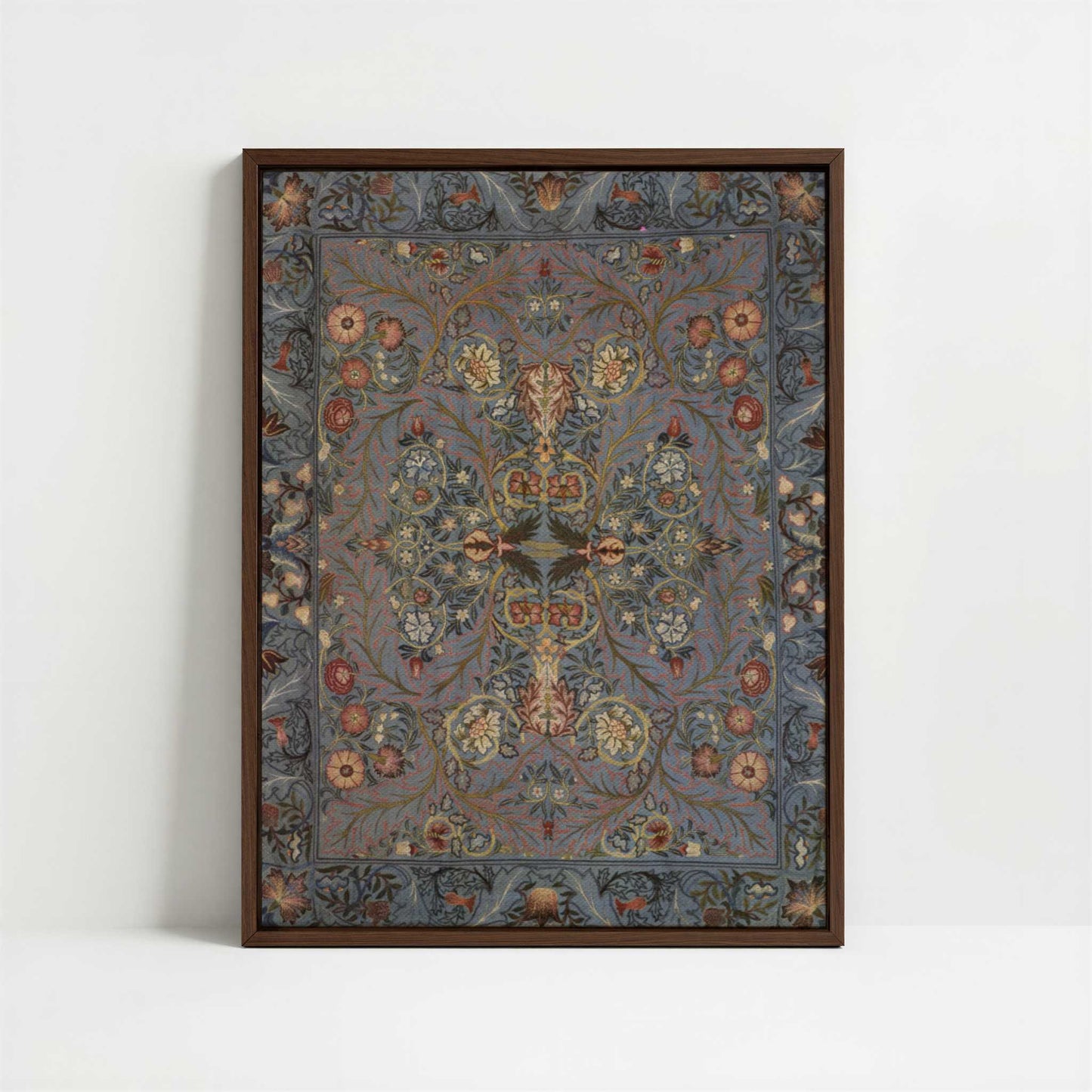 Framed Canvas - Framed canvas in dark wood color frame