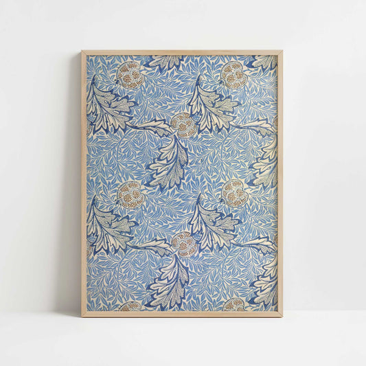Apple Wallpaper (1877) by William Morris – Art Print - Art print in oak frame