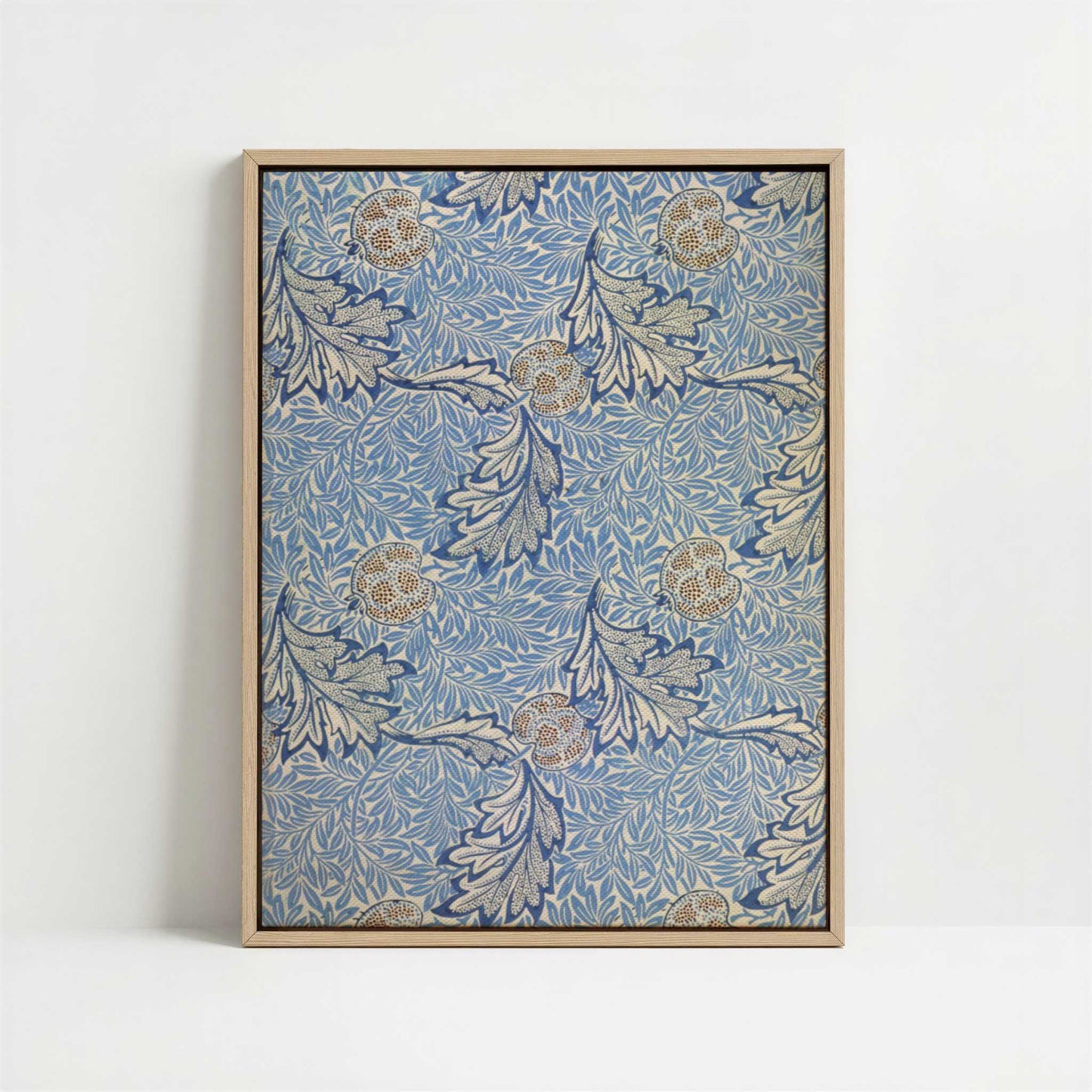 Framed Canvas - Framed canvas in oak color frame