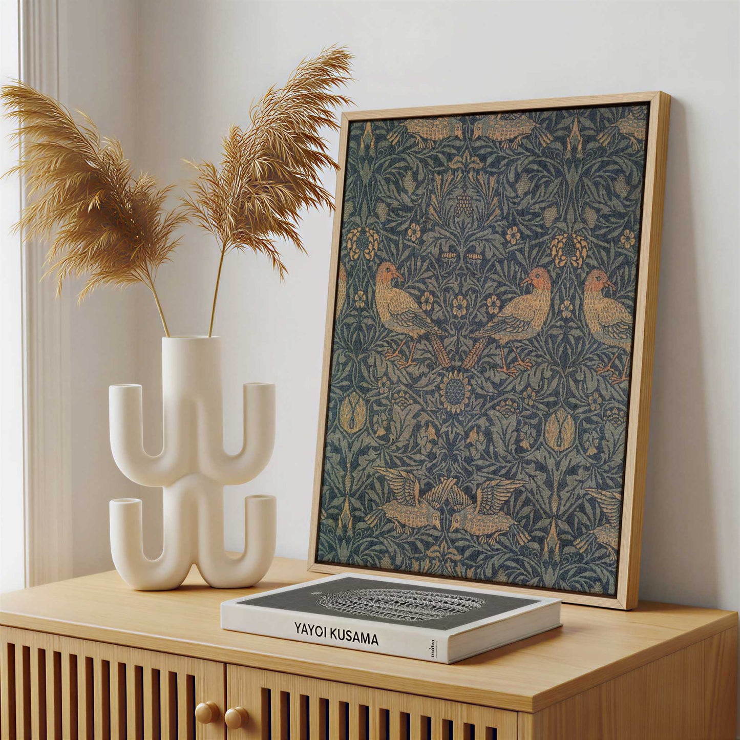 Framed Canvas - Framed canvas in a stylish interior setting