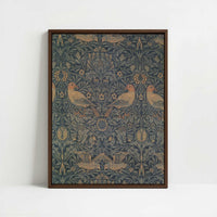 Framed Canvas - Framed canvas in dark wood color frame