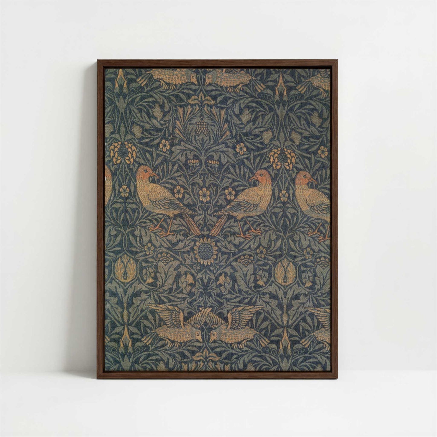 Framed Canvas - Framed canvas in dark wood color frame