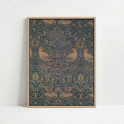 Framed Canvas - Framed canvas in oak color frame