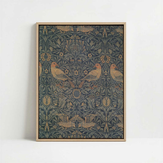 Framed Canvas - Framed canvas in oak color frame