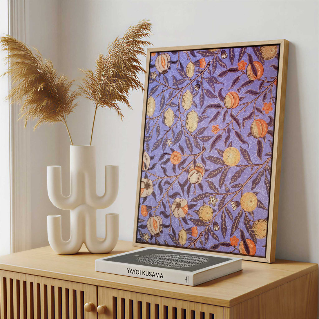 Framed Canvas - Framed canvas in a stylish interior setting