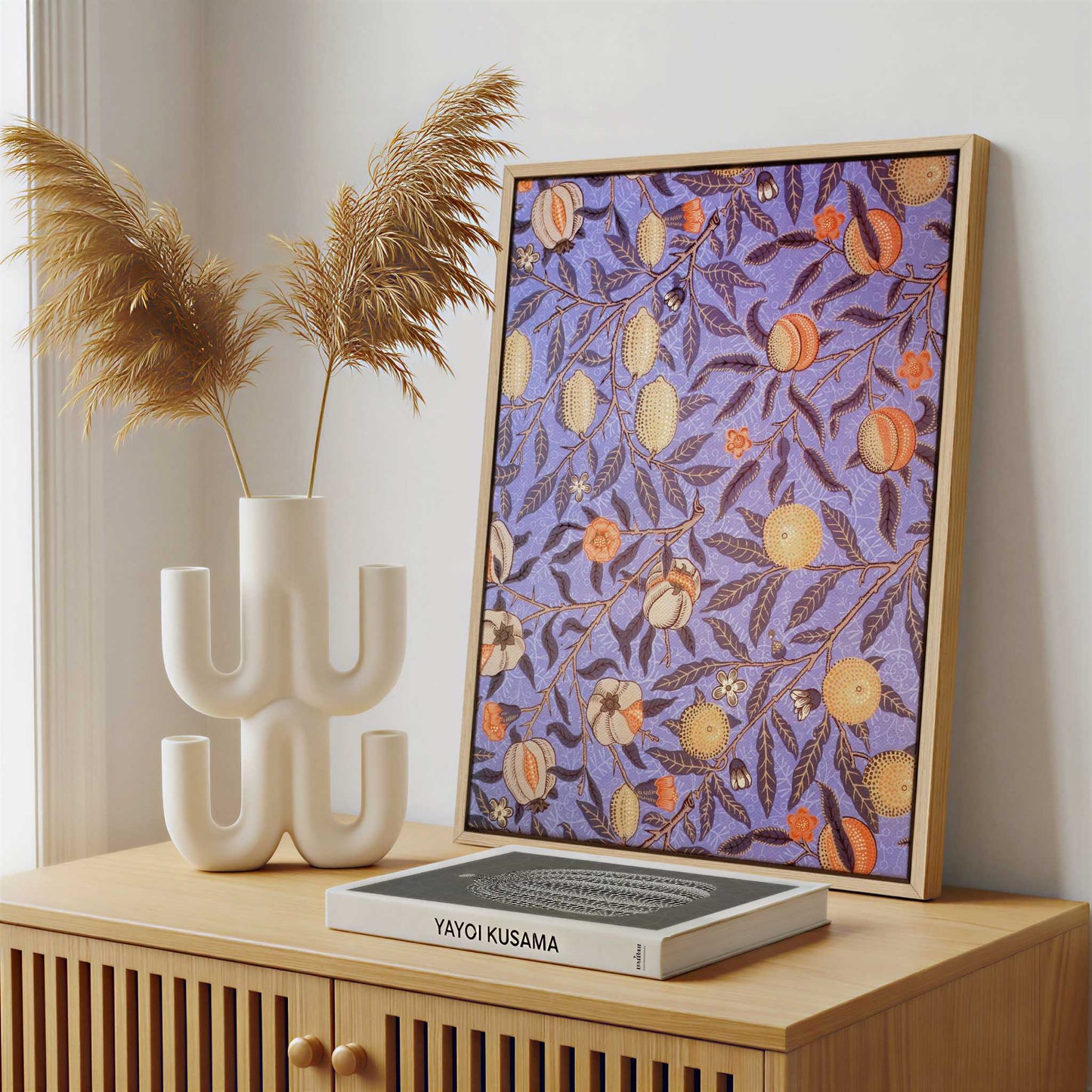 Framed Canvas - Framed canvas in a stylish interior setting