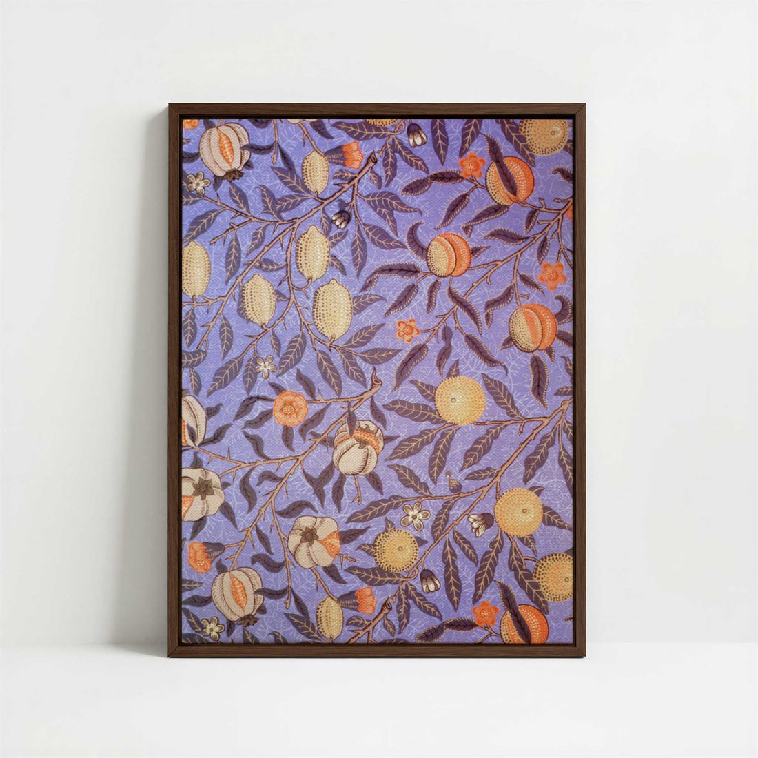 Framed Canvas - Framed canvas in dark wood color frame