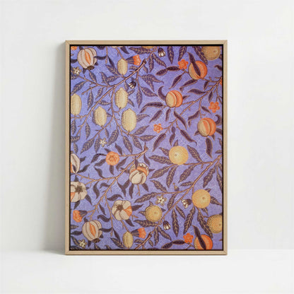 Framed Canvas - Framed canvas in oak color frame