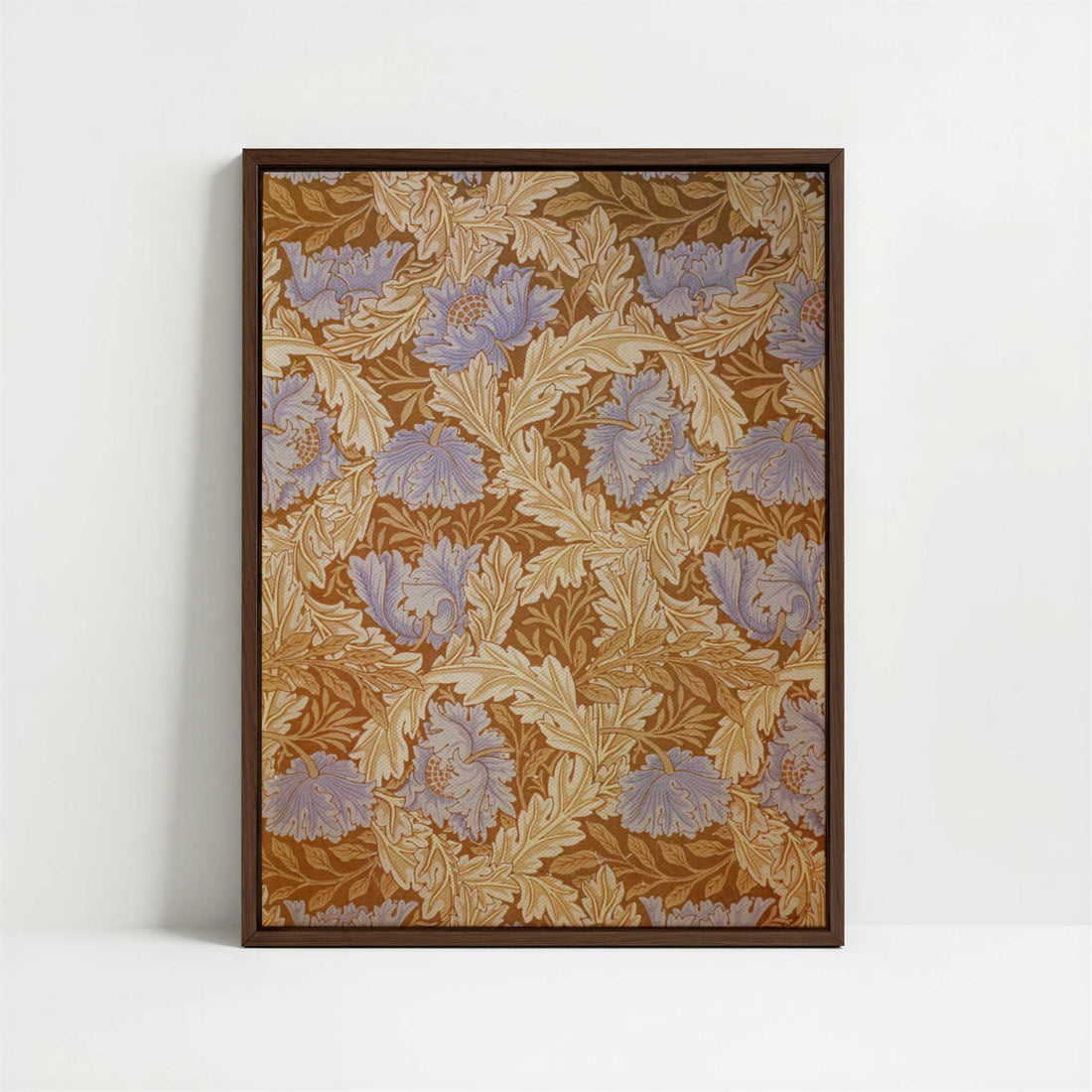 Framed Canvas - Framed canvas in dark wood color frame