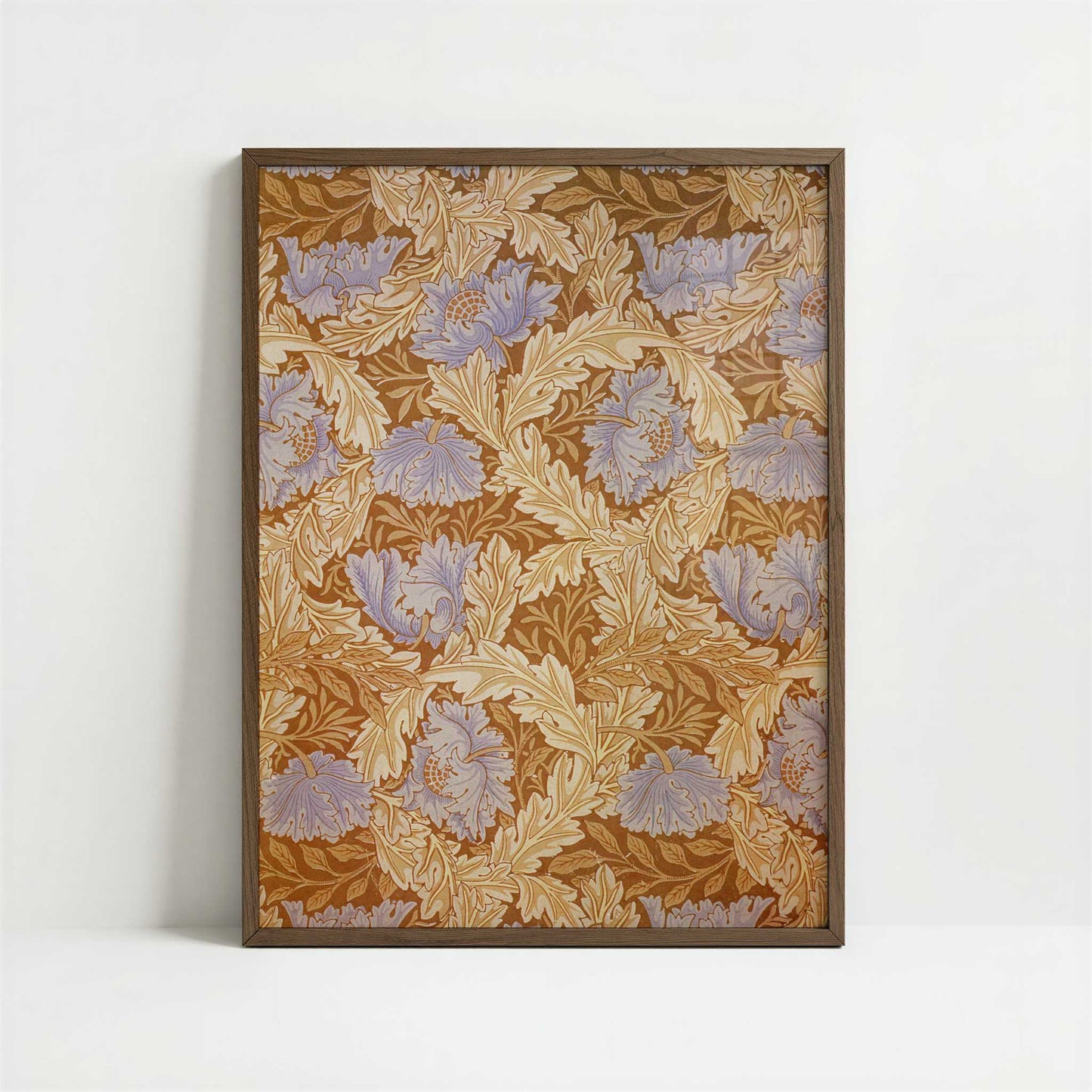 Bower (1880s) by William Morris – Art Print - Art print in dark wood frame