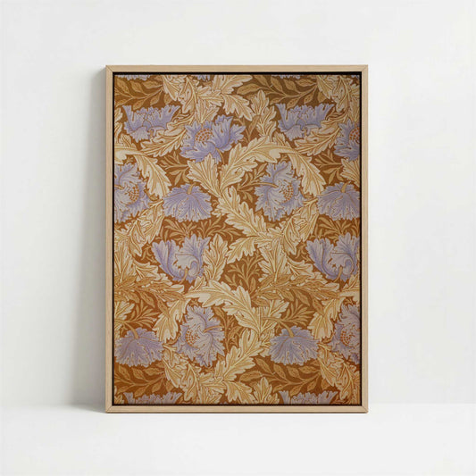 Framed Canvas - Framed canvas in oak color frame
