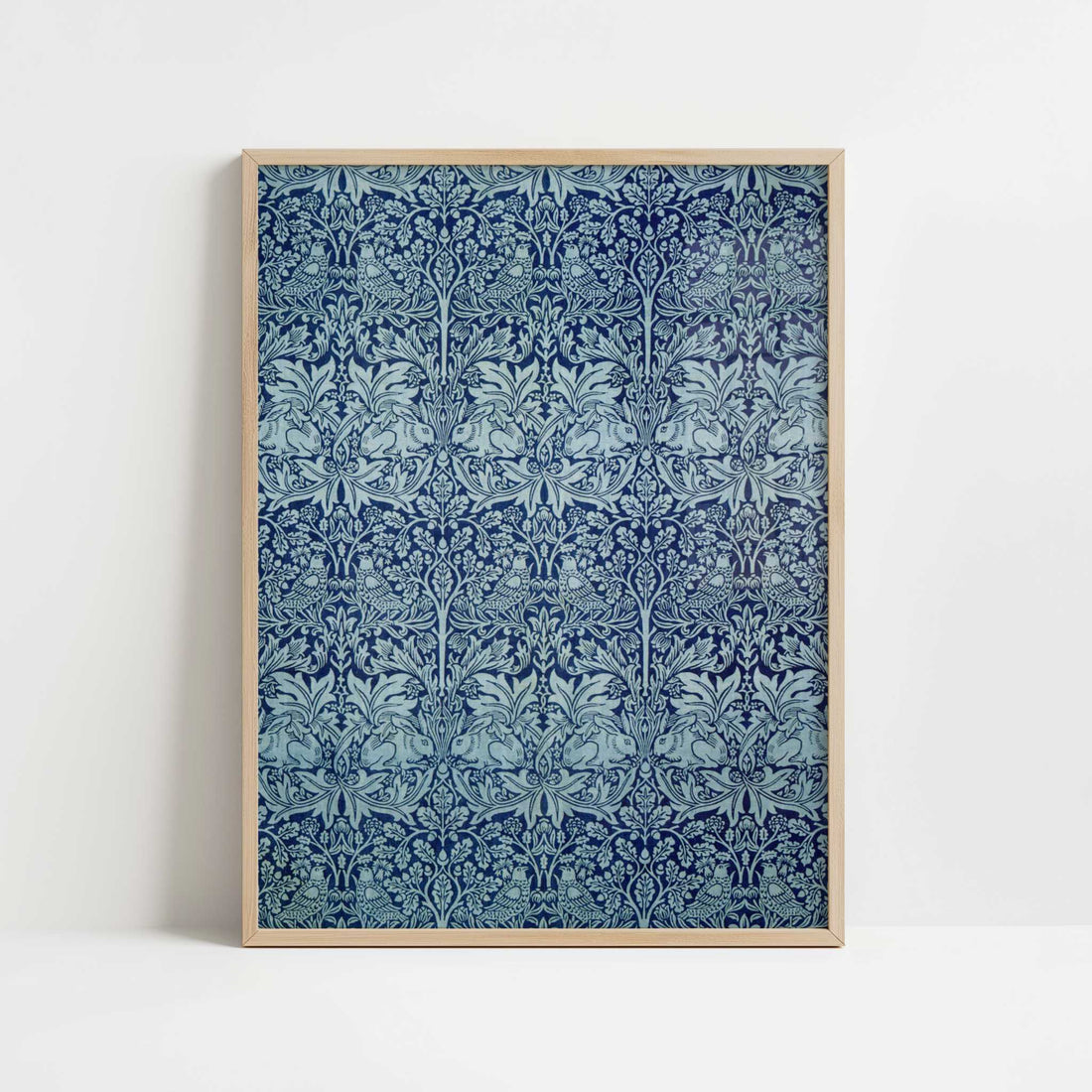 Brer Rabbit (1881) by William Morris – Art Print - Art print in oak frame