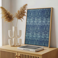 Framed Canvas - Framed canvas in a stylish interior setting