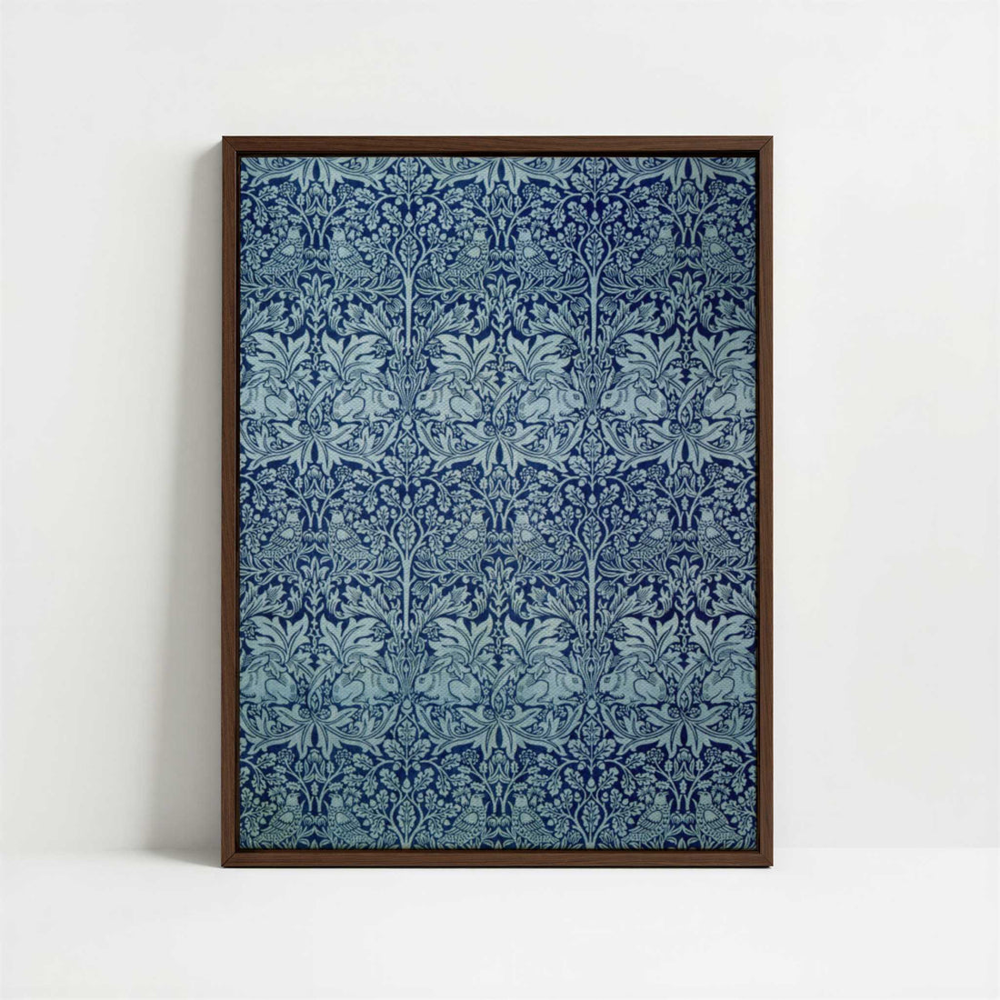 Framed Canvas - Framed canvas in dark wood color frame