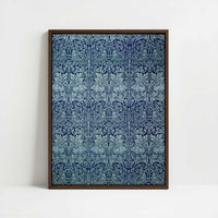 Framed Canvas - Framed canvas in dark wood color frame