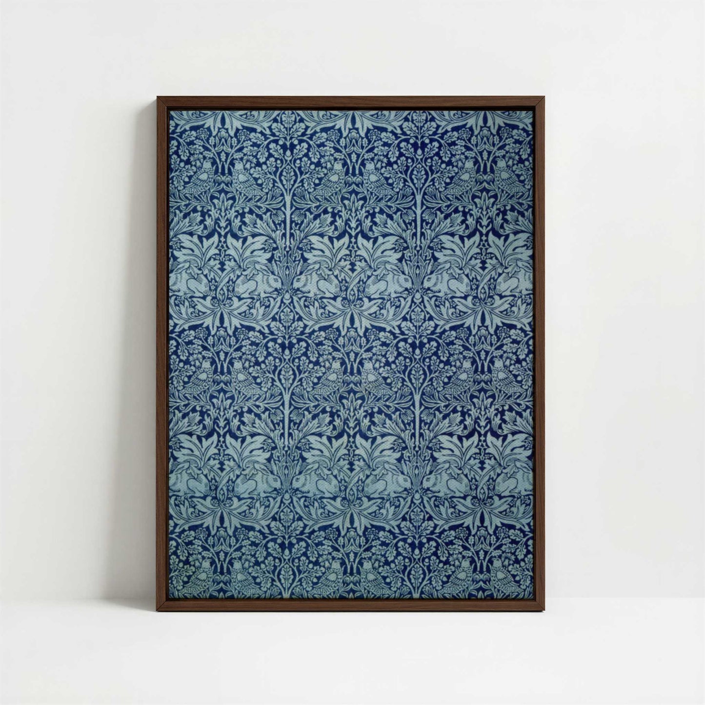 Framed Canvas - Framed canvas in dark wood color frame