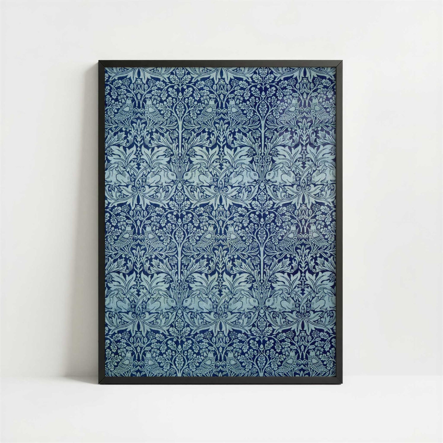 Brer Rabbit (1881) by William Morris – Art Print - Art print in black frame