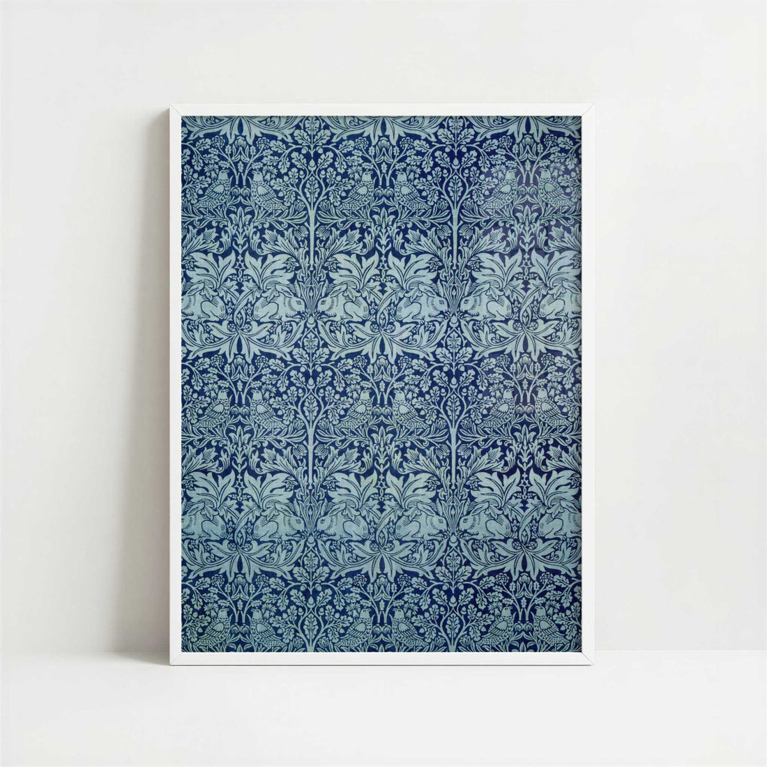 Brer Rabbit (1881) by William Morris – Art Print - Art print in white frame