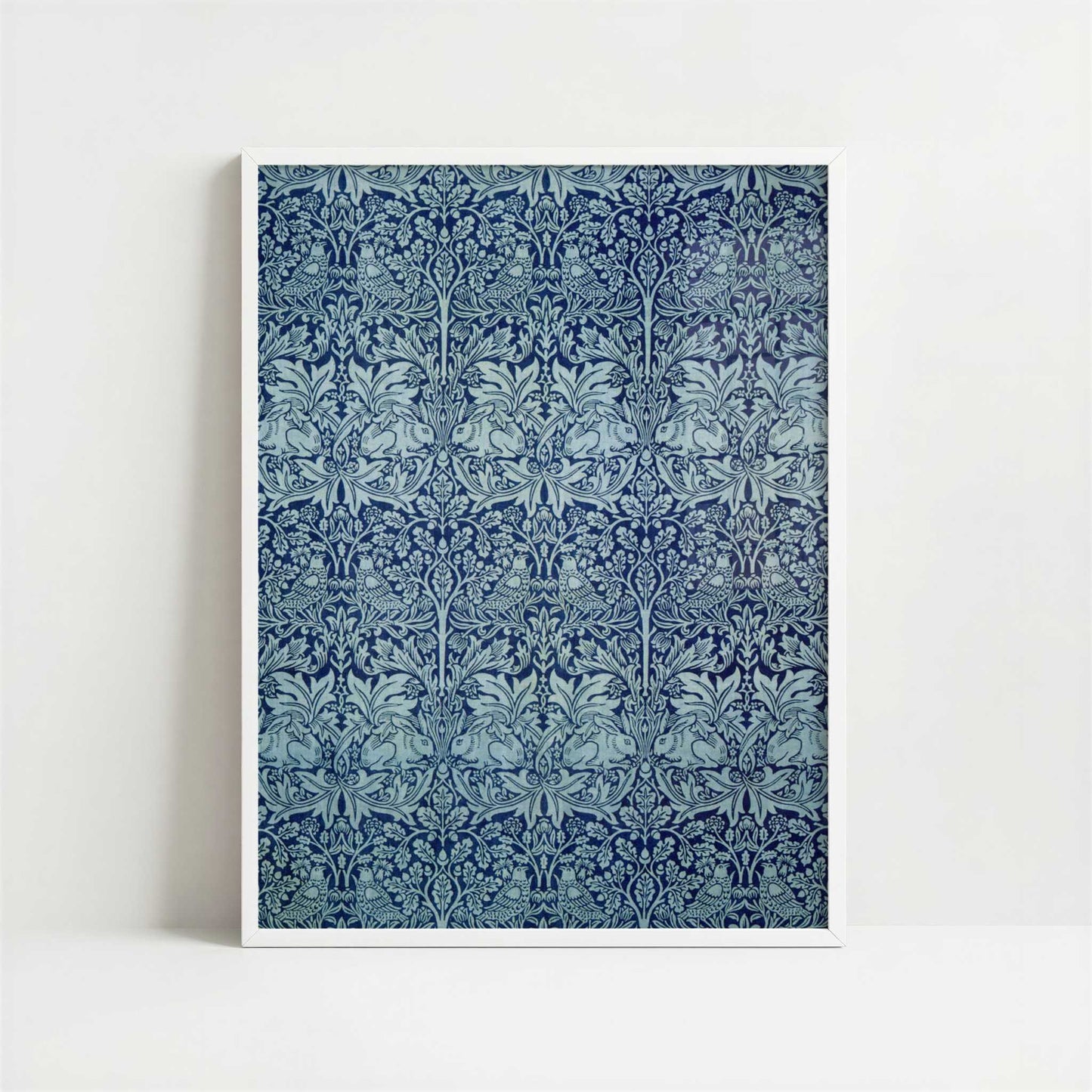 Brer Rabbit (1881) by William Morris – Art Print - Art print in white frame