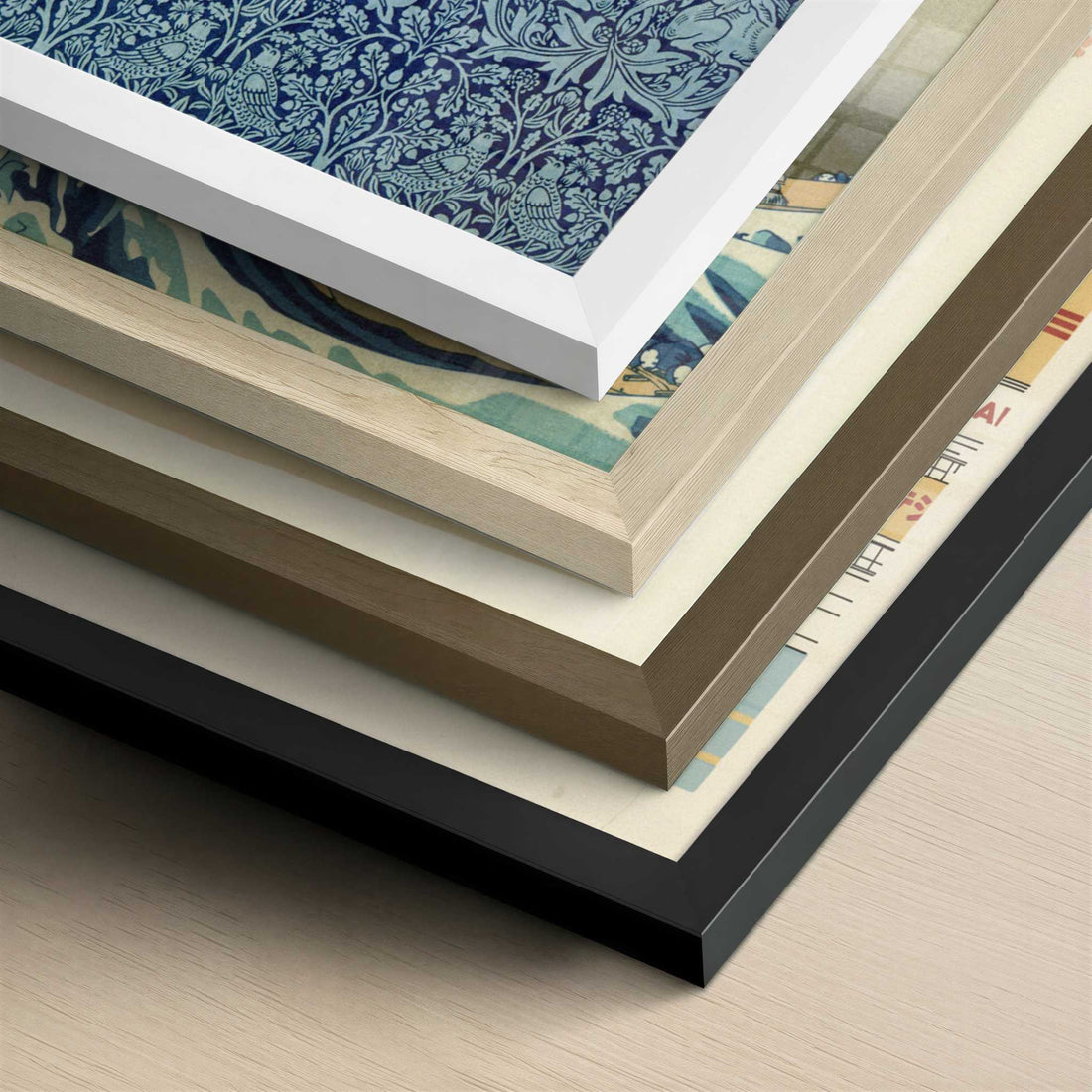 Brer Rabbit (1881) by William Morris – Art Print - Close-up detail of the different frames