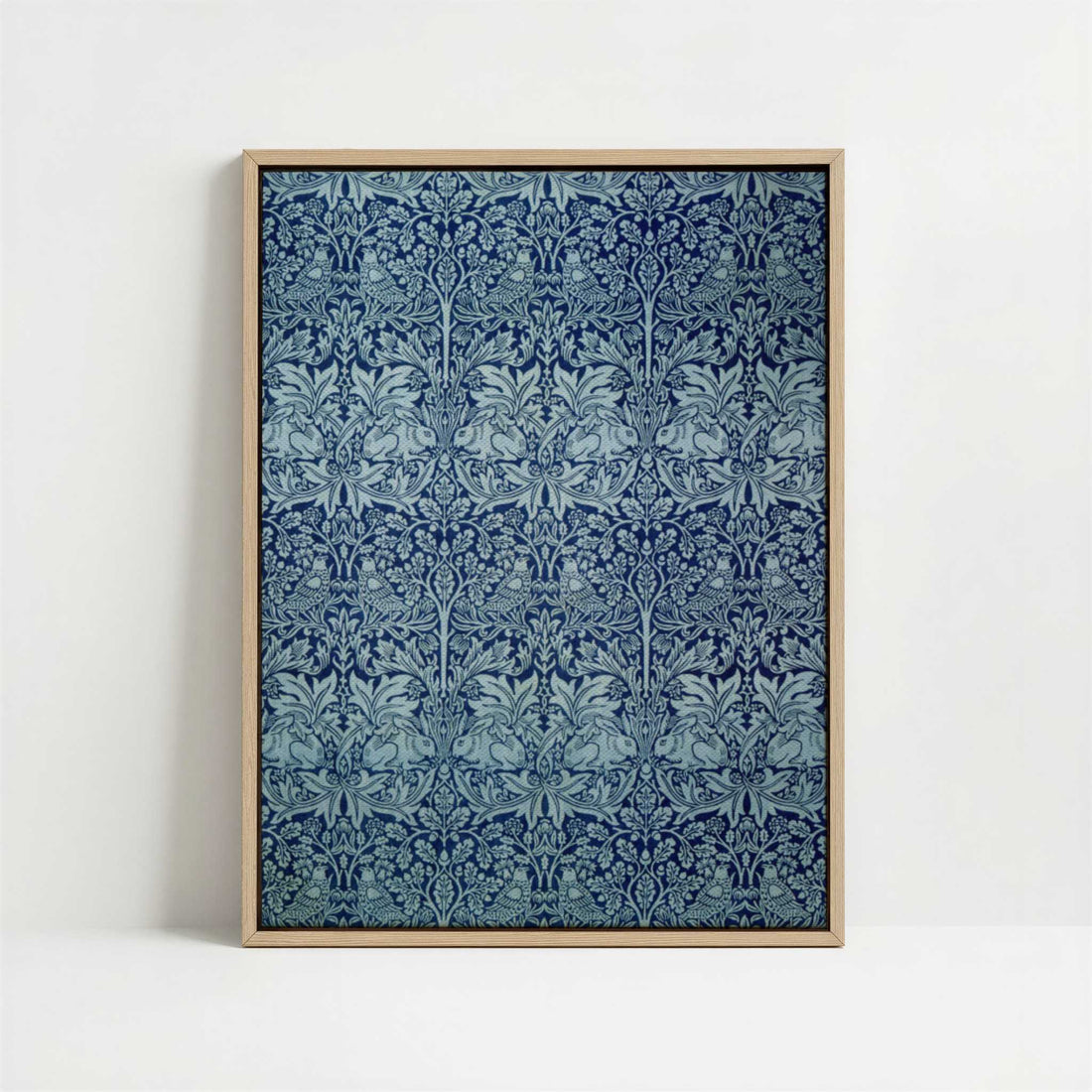 Framed Canvas - Framed canvas in oak color frame