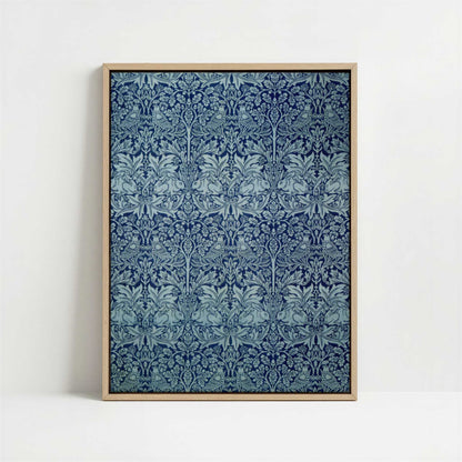 Framed Canvas - Framed canvas in oak color frame