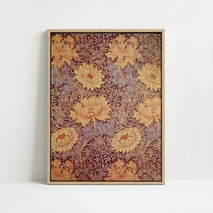 Framed Canvas - Framed canvas in oak color frame