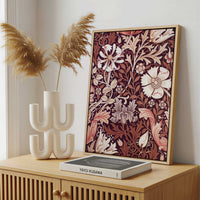 Framed Canvas - Framed canvas in a stylish interior setting