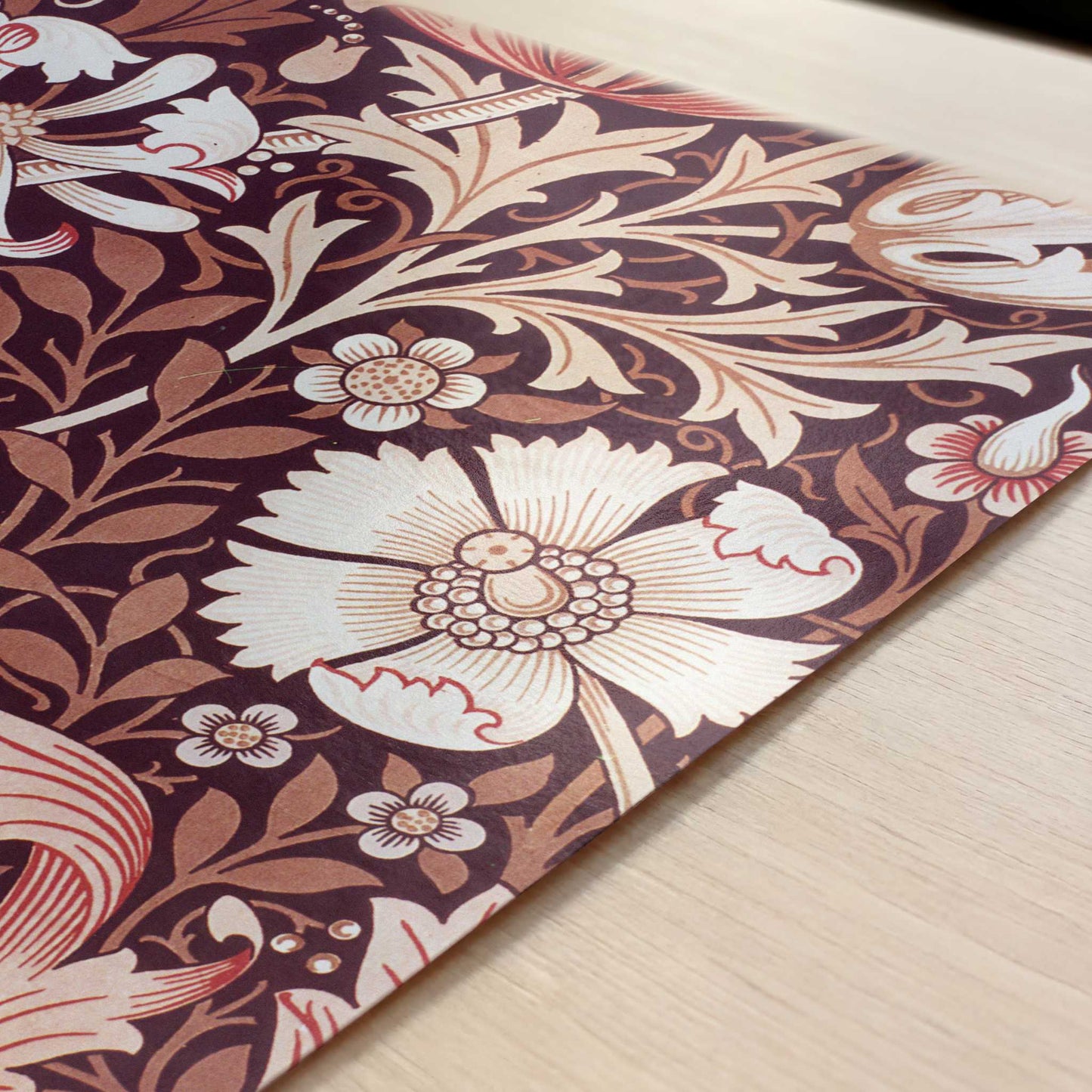 Compton (1896) by William Morris – Art Print - Close-up detail of the art print