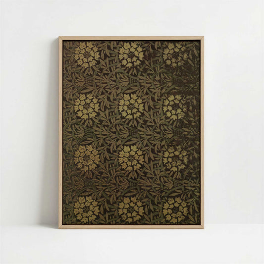 Framed Canvas - Framed canvas in oak color frame