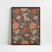 Framed Canvas - Framed canvas in dark wood color frame
