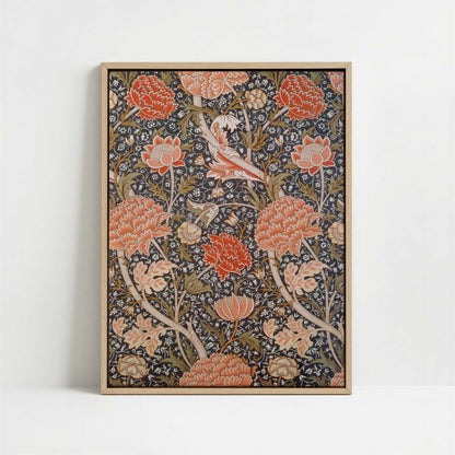Framed Canvas - Framed canvas in oak color frame