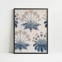 Daisy Tile Design (1870s) by William Morris – Art Print - Art print in black frame