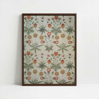 Framed Canvas - Framed canvas in dark wood color frame